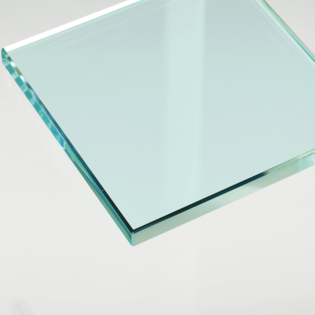 Einfaches Floatglas weist einen deutlichen Grünstich auf, welcher die Lichtwirkung verändert 